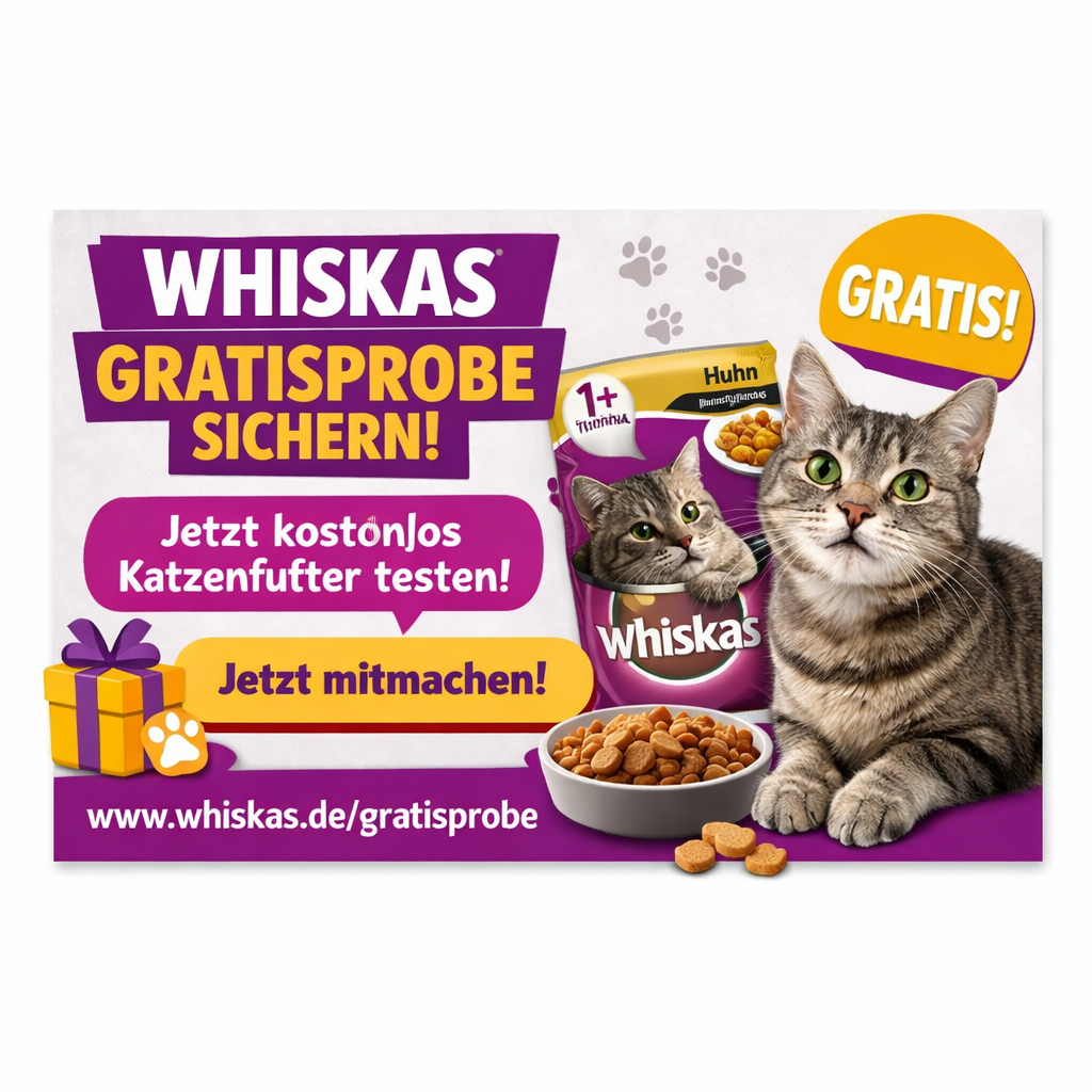 whiskas gratisprobe